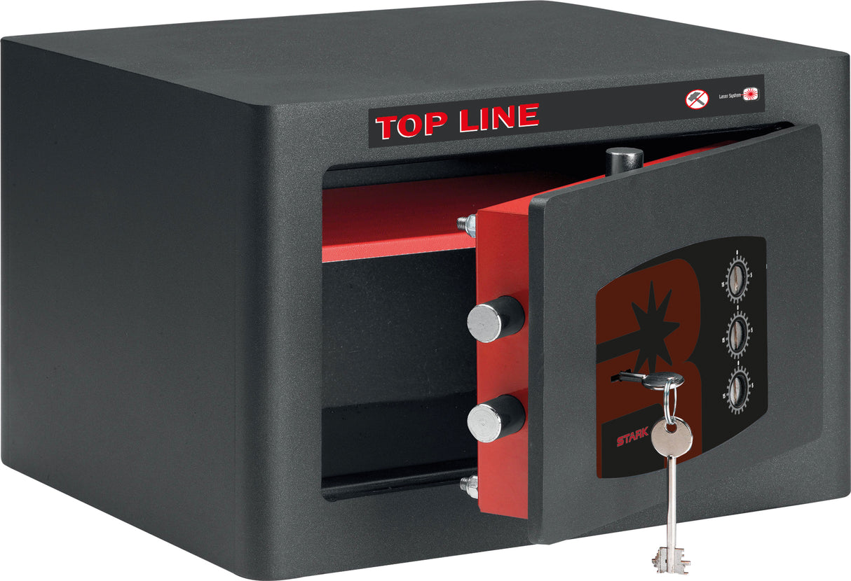 Stark 345 – Cassaforte a mobile con chiave e combinazione meccanica