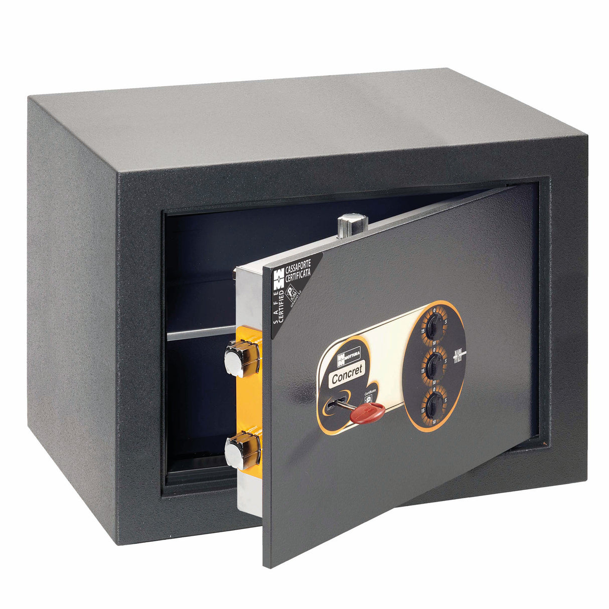 Concret 11.C 233N – Cassaforte meccanica a mobile con chiave e combinazione