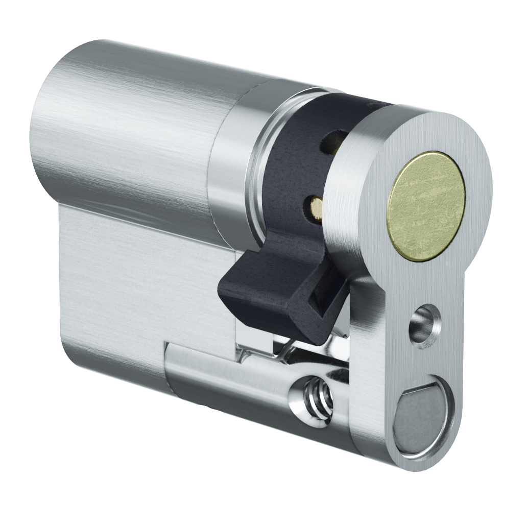 EVVA 4KS E-CODE Mezzo Cilindro Europeo Dotazione 3 Chiavi