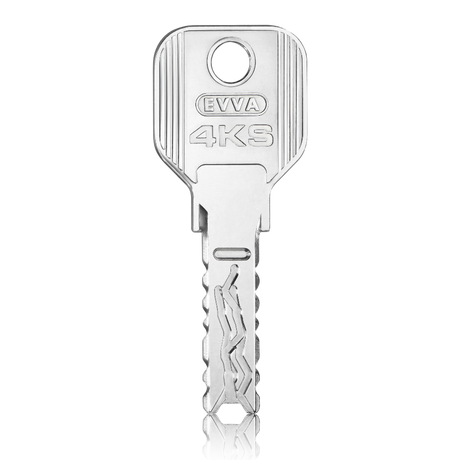 EVVA 4KS E-CODE Cilindro Europeo Chiave-Codolo Dotazione 3 Chiavi