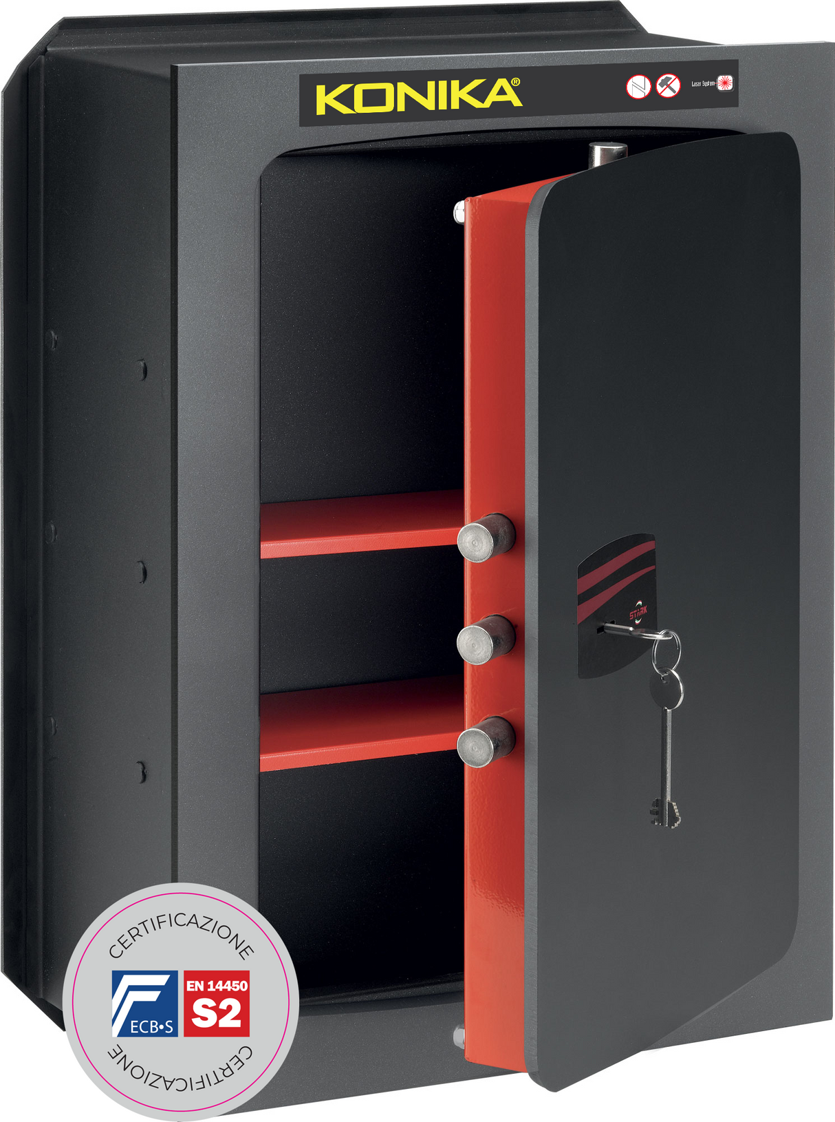 Stark 1207PCE – Cassaforte a chiave da muro